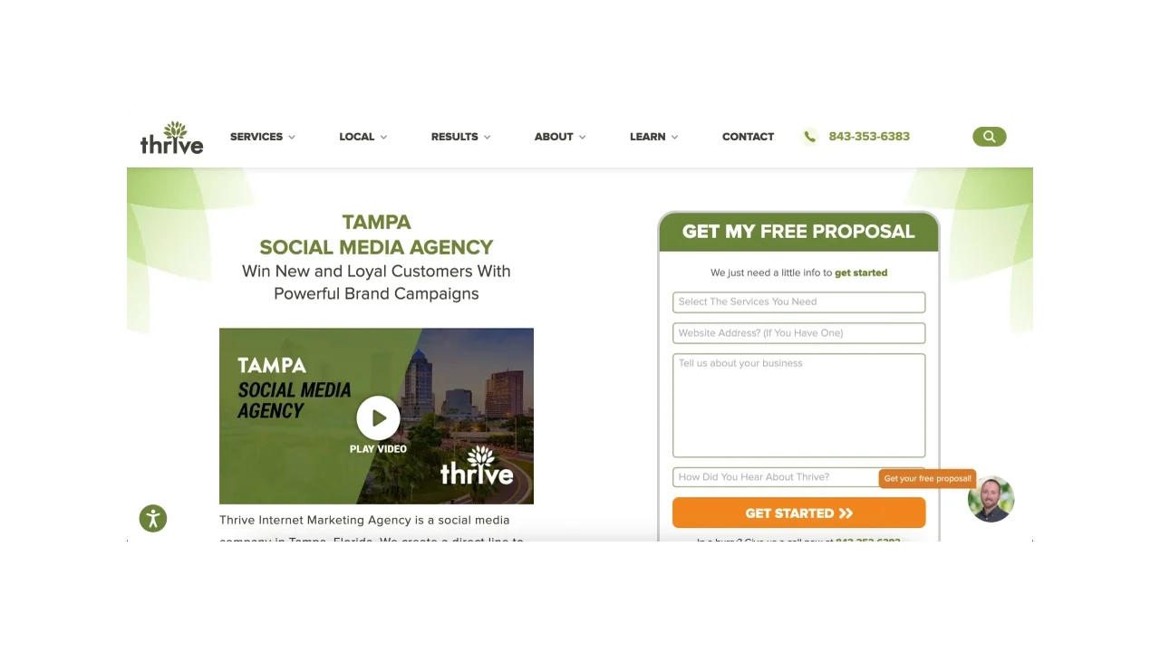 Thrive Agency Top Social Media Management Agencies