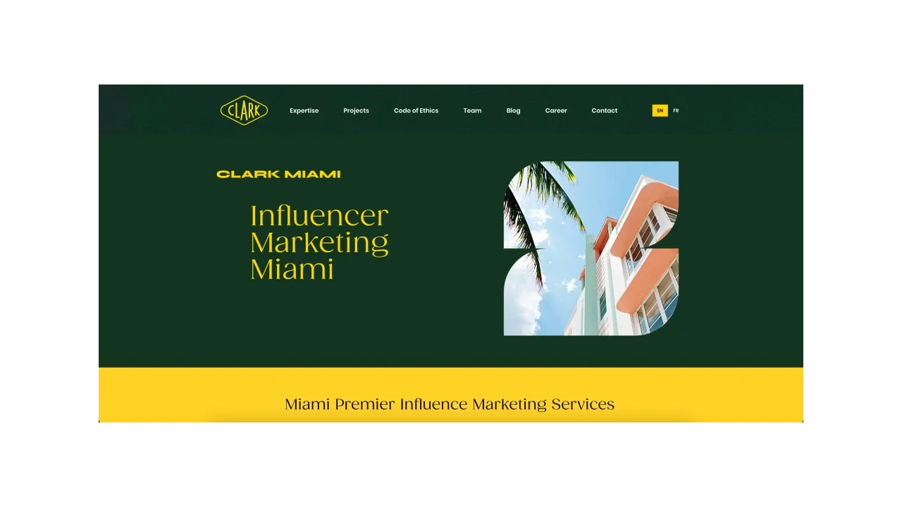 Clark Influence - Top TikTok Agencies in Miami
