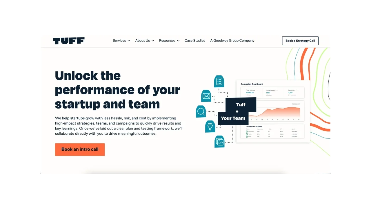Tuff Growth - Top Digital Marketing Agencies for Startups