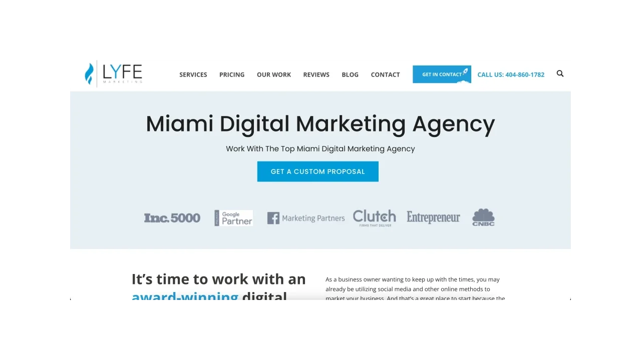 LYFE Marketing - Top Digital Marketing Agencies for Small Businesses