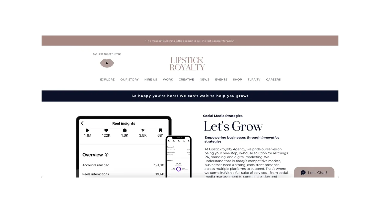 The Lipstick Royalty Agency - Top TikTok Agencies in Miami