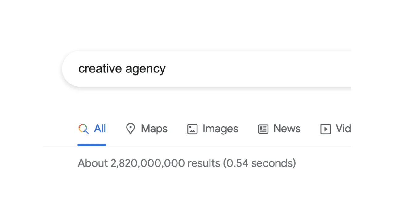 Creative Agency results in the UK
