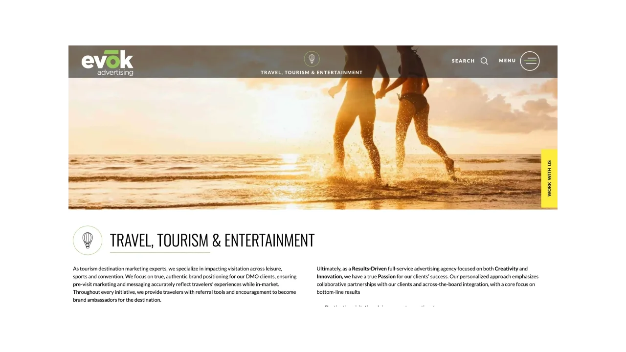 Evok Advertising Top 13 Travel & Tourism Marketing Agencies in the U.S.
