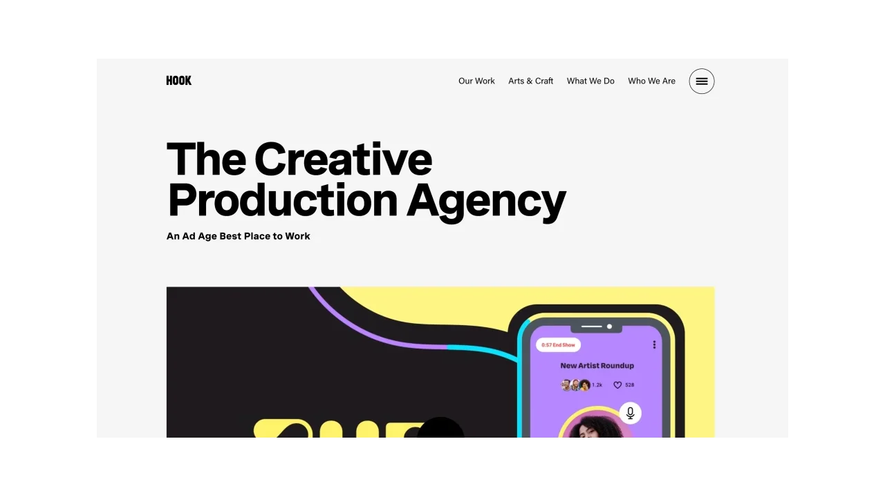Hook Top Creative Production Agencies