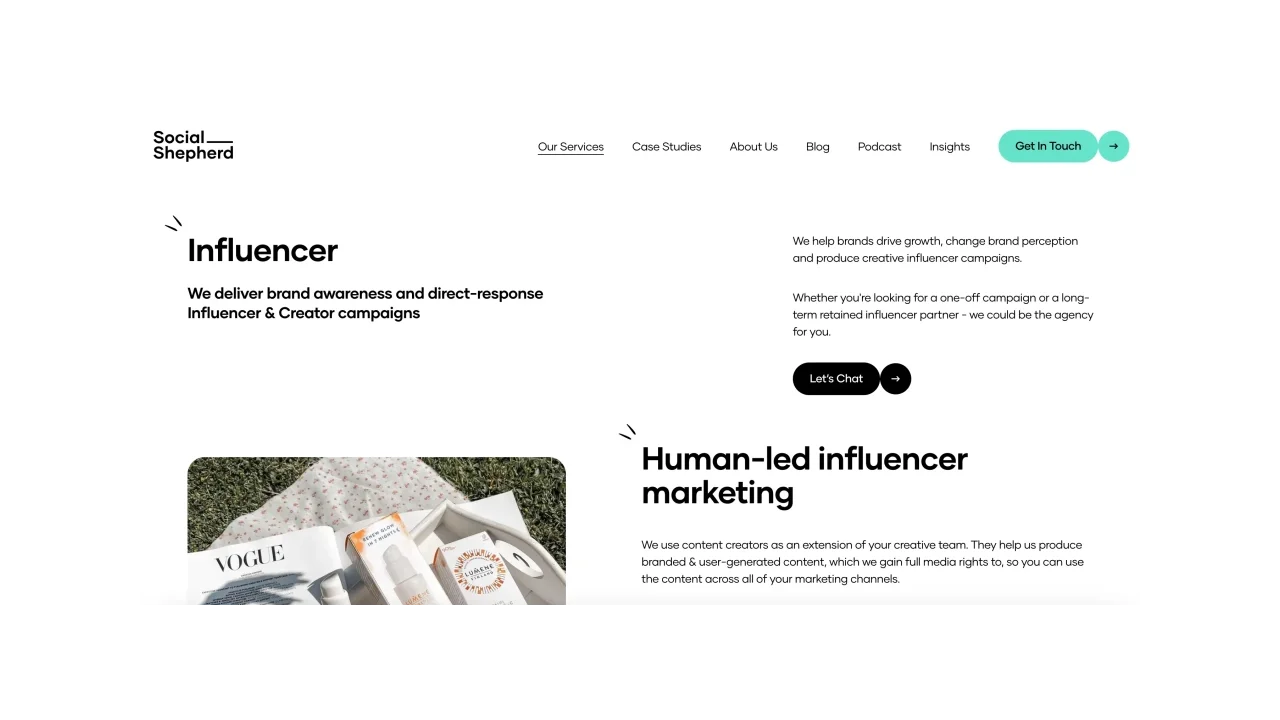 Influencer Marketing Agency - The Social Shepherd