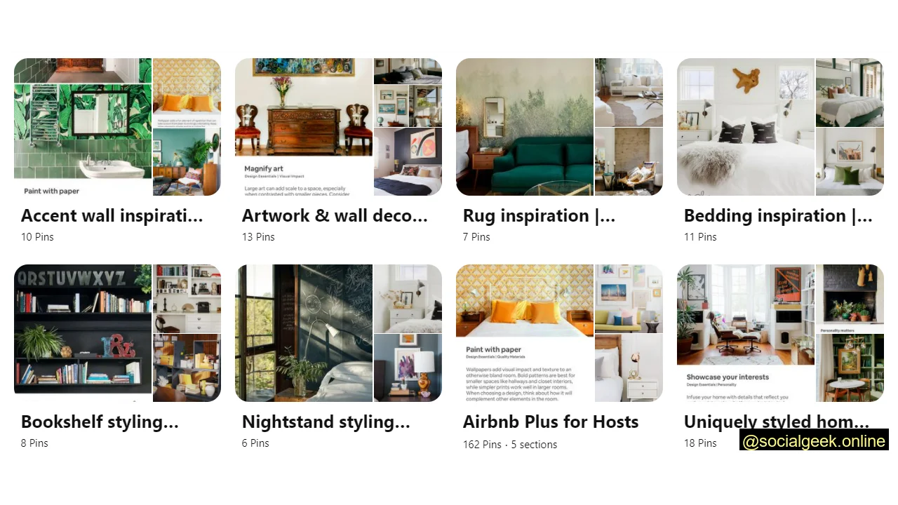 AirBnB on Pinterest