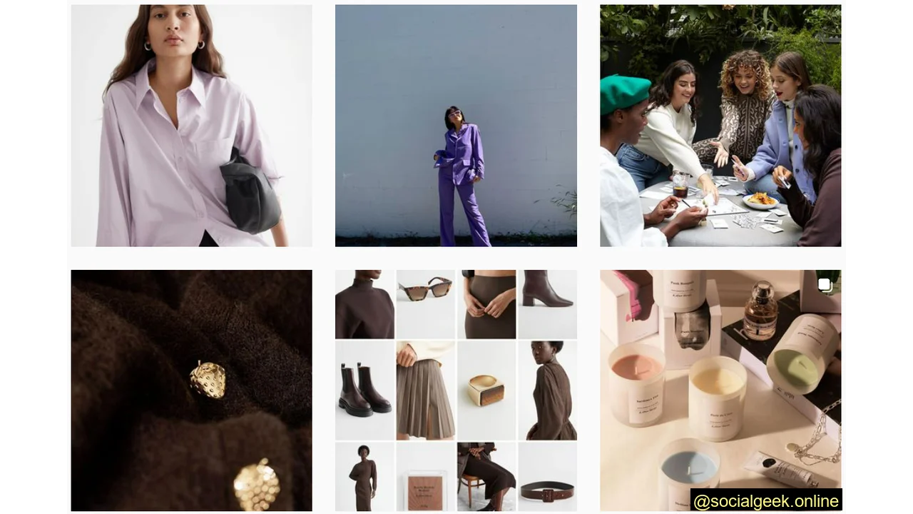 Fashion Brand (& Other Stories) Instagram Example