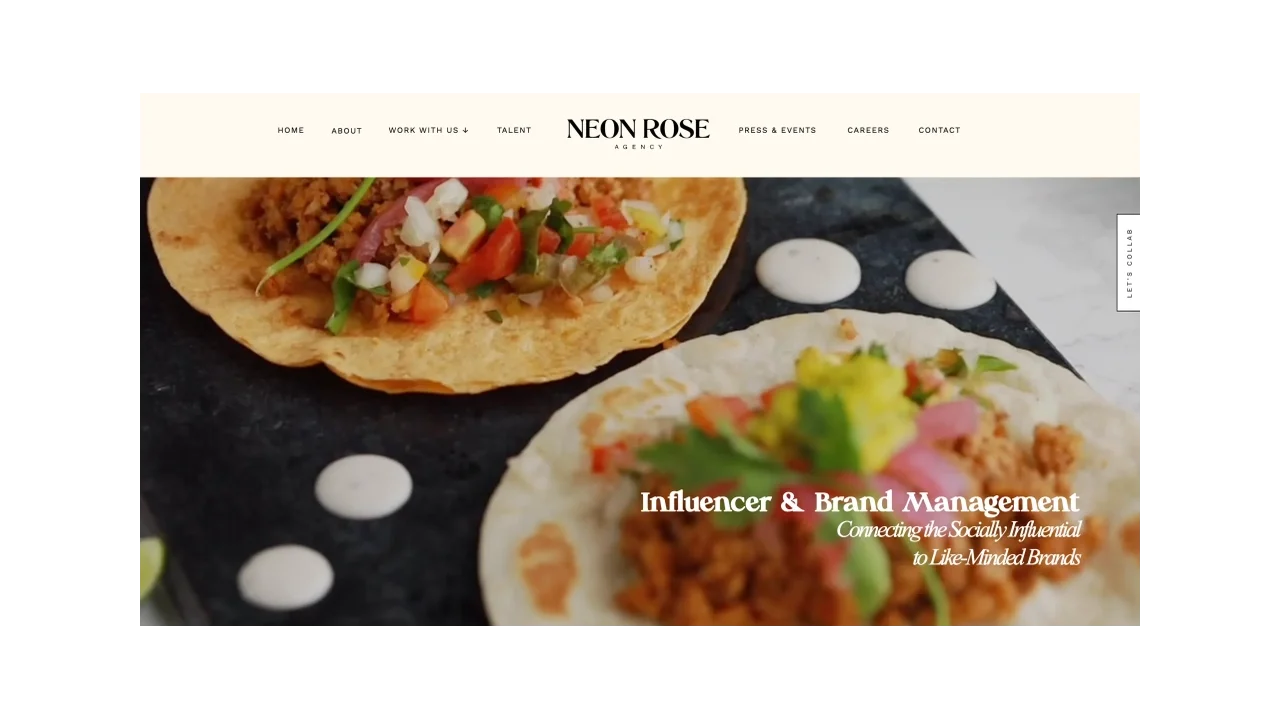 Neon Rose Agency Top Influencer Talent Agencies