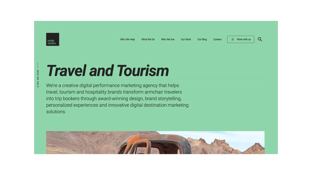Noble Studios Top 13 Travel & Tourism Marketing Agencies in the U.S.