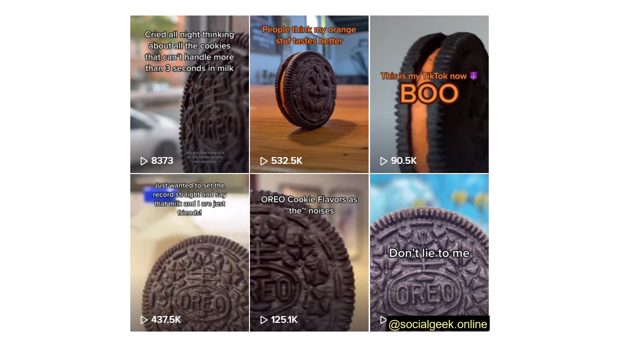 Food Brand on TikTok - Oreo