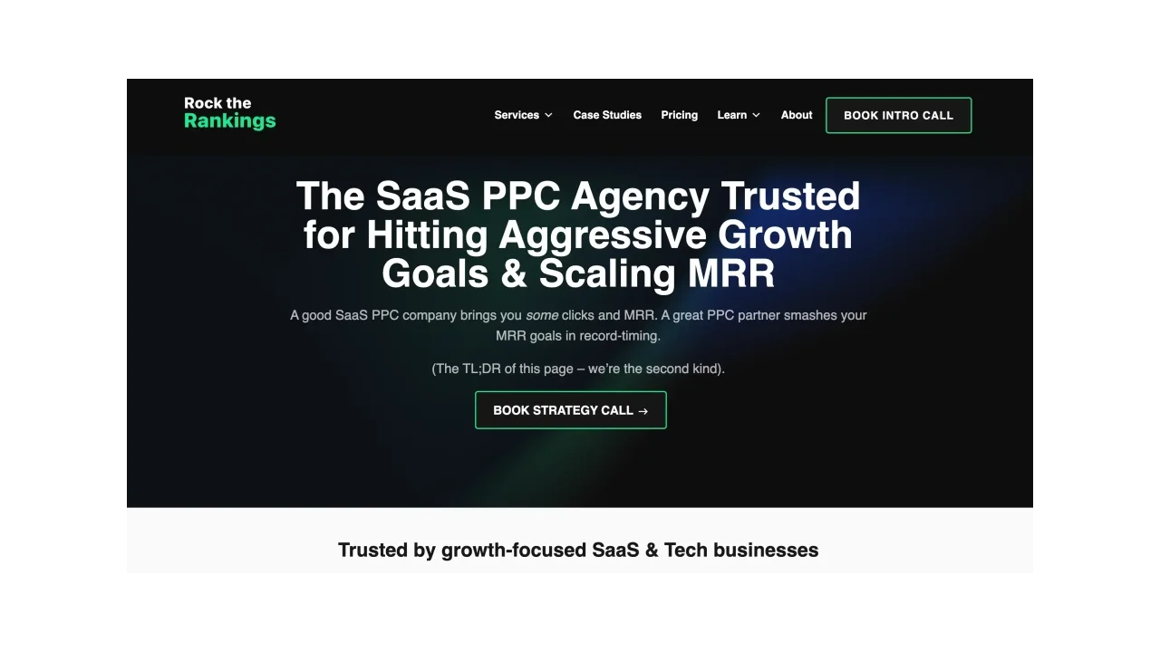 Rock the Rankings Top SaaS PPC Agencies
