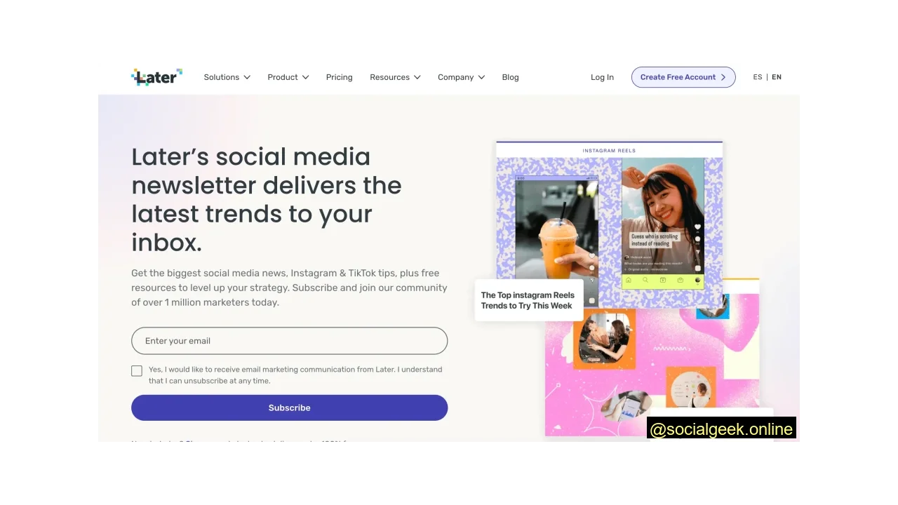 Later Top Social Media Newsletters