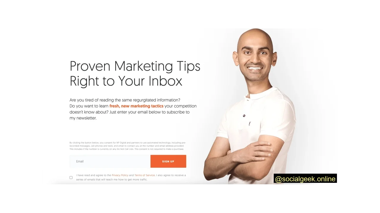 Neil Patel Top 13 Marketing Newsletters