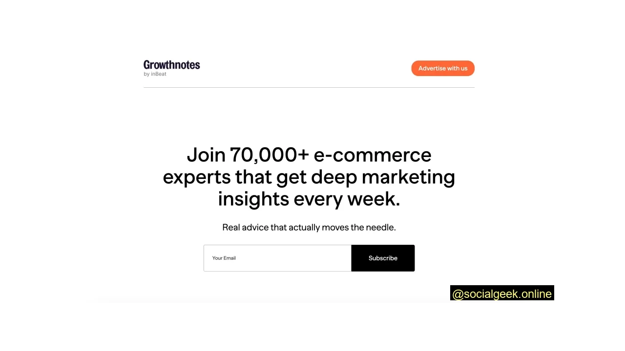 Growthnotes Top 13 Marketing Newsletters