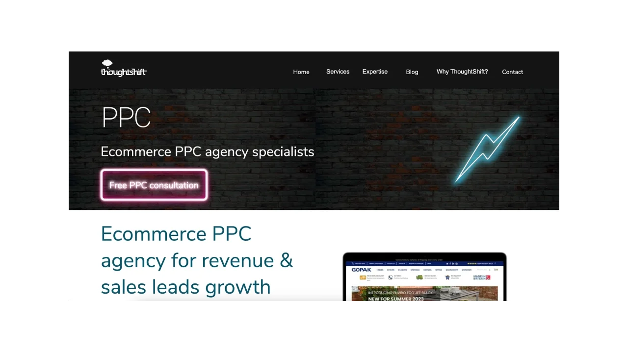 ThoughtShift Top eCommerce PPC Agencies