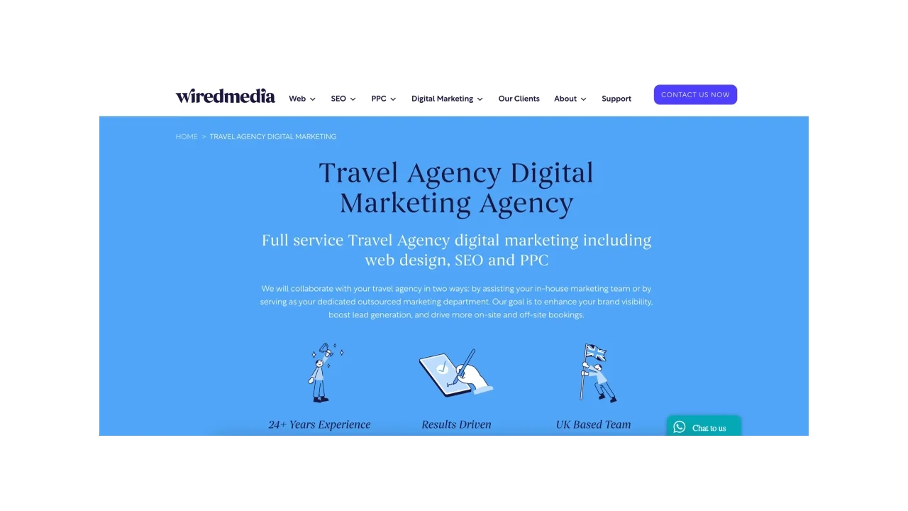 Wired Media Top Website Development Agencies for Travel & Tourism in the UK