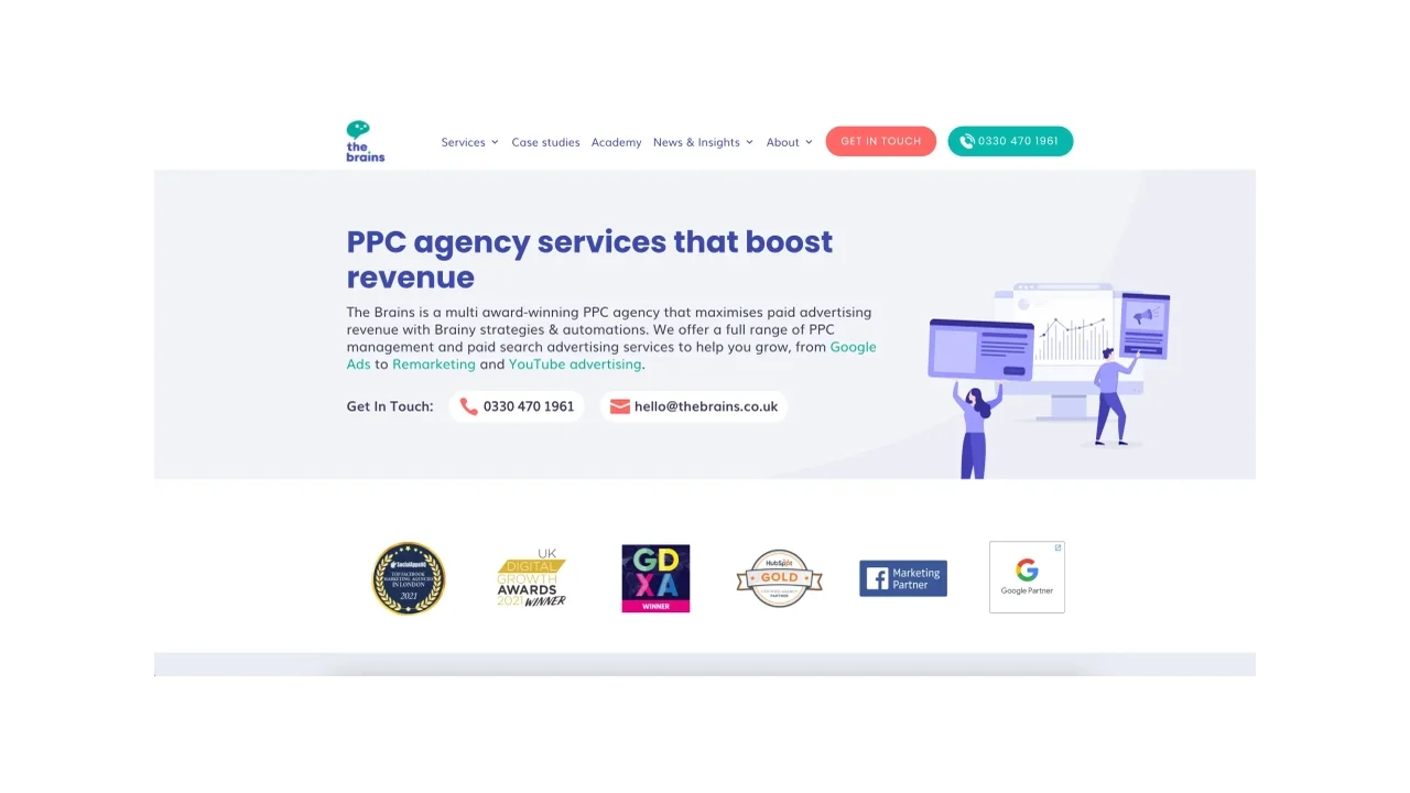 The Brains Top Google Ads Agencies for SaaS & Tech Brands