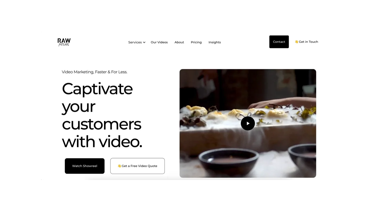 Raw Pictures Top Video Marketing Agencies for Startups