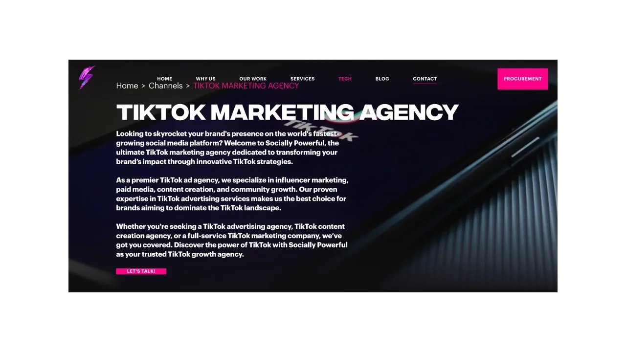 TikTok Marketing Agency - Socially Powerful