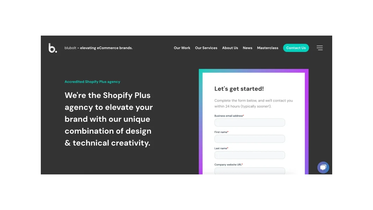 blubolt - top shopify plus agency