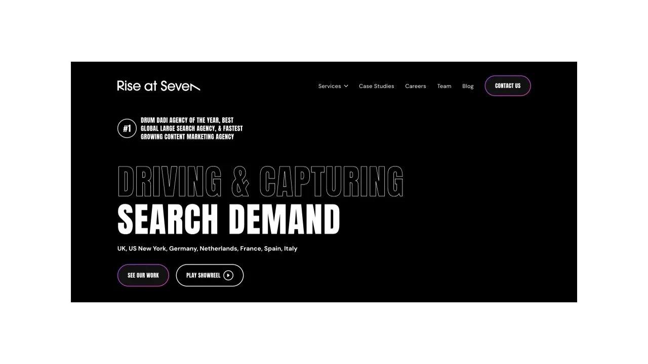 Rise at Seven - Creative Search Agency
