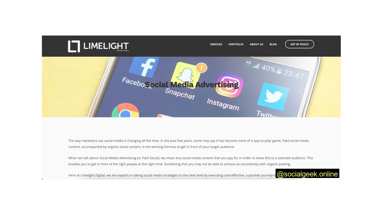 Limelight Digital - Facebook Ads Agency for small business