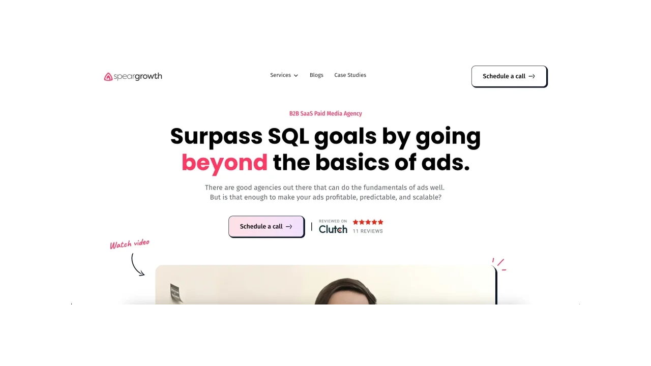 Spear Growth Top SaaS PPC Agencies