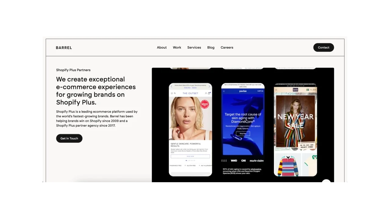 Barrel Top eCommerce Web Design & Development Agencies