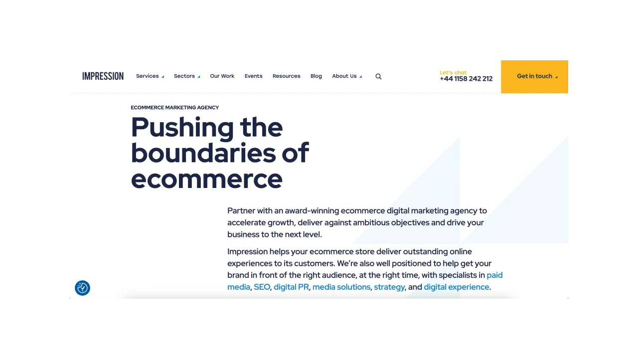 Impression Top eCommerce Digital Marketing Agencies