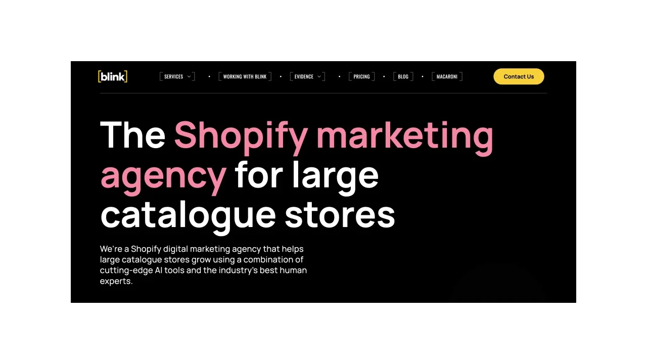 eCommerce SEO Agency - Blink
