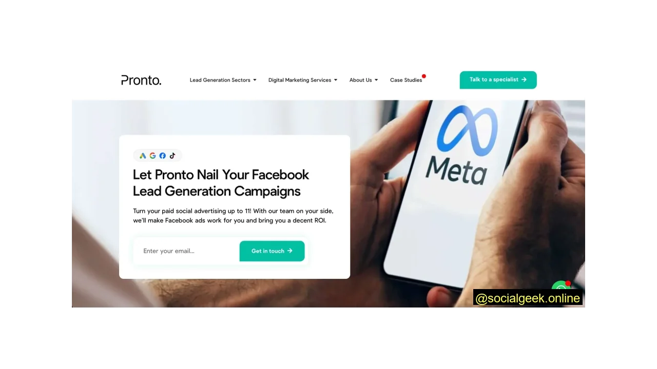 Facebook Lead Generation Agency - Lead Pronto