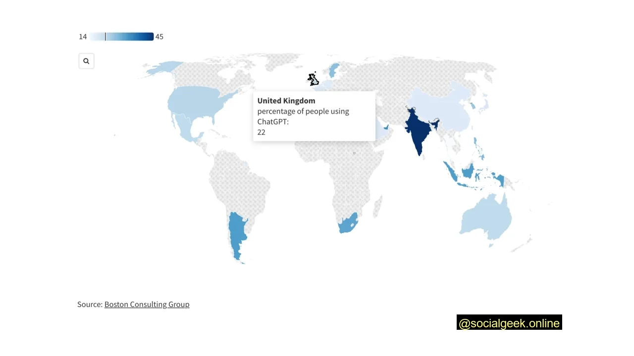 22% of People in the UK Use ChatGPT