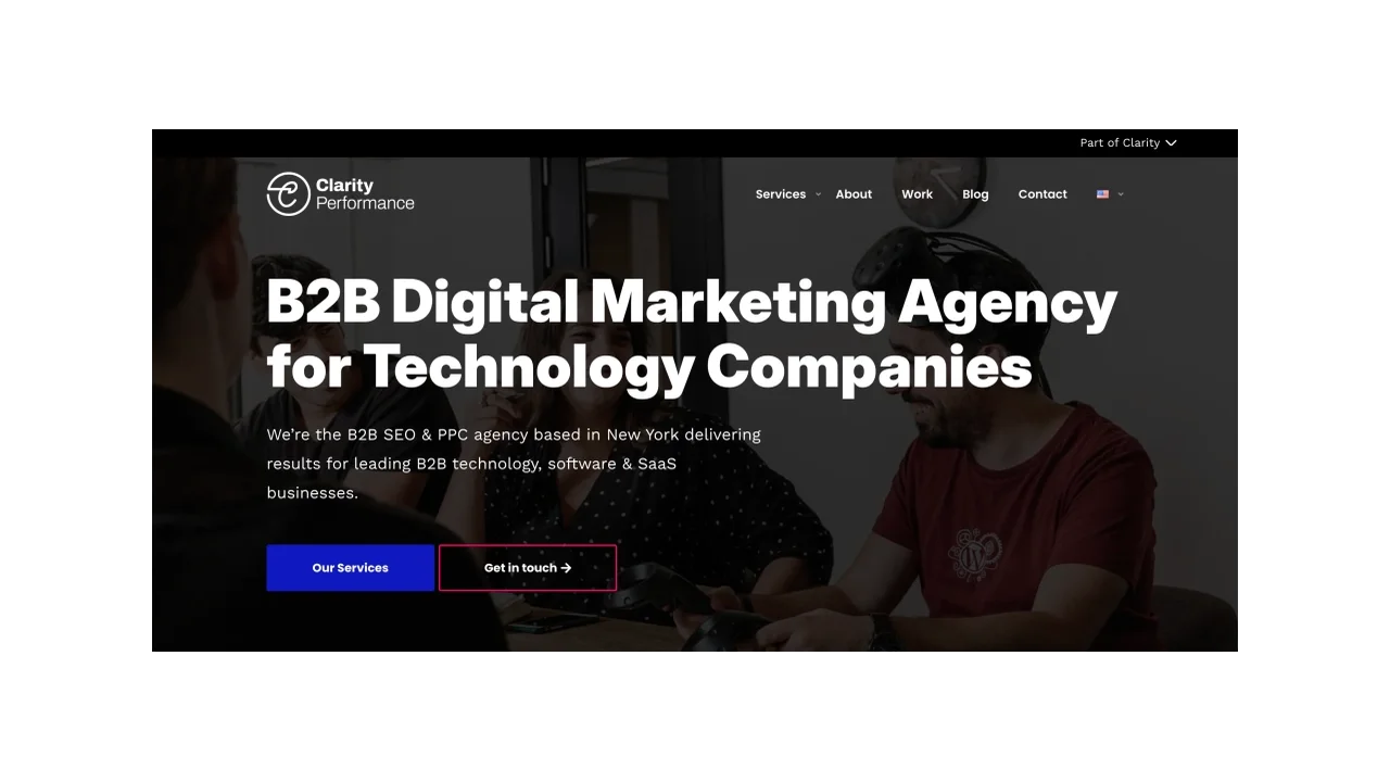 Clarity Performance Top B2B Digital Marketing Agencies
