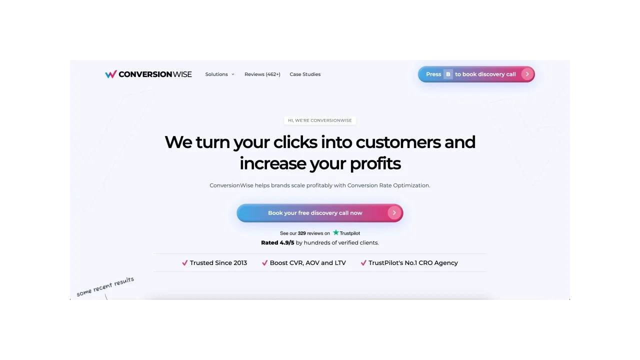 ConversionWise Top eCommerce Conversion Rate Optimisation (CRO) Agencies