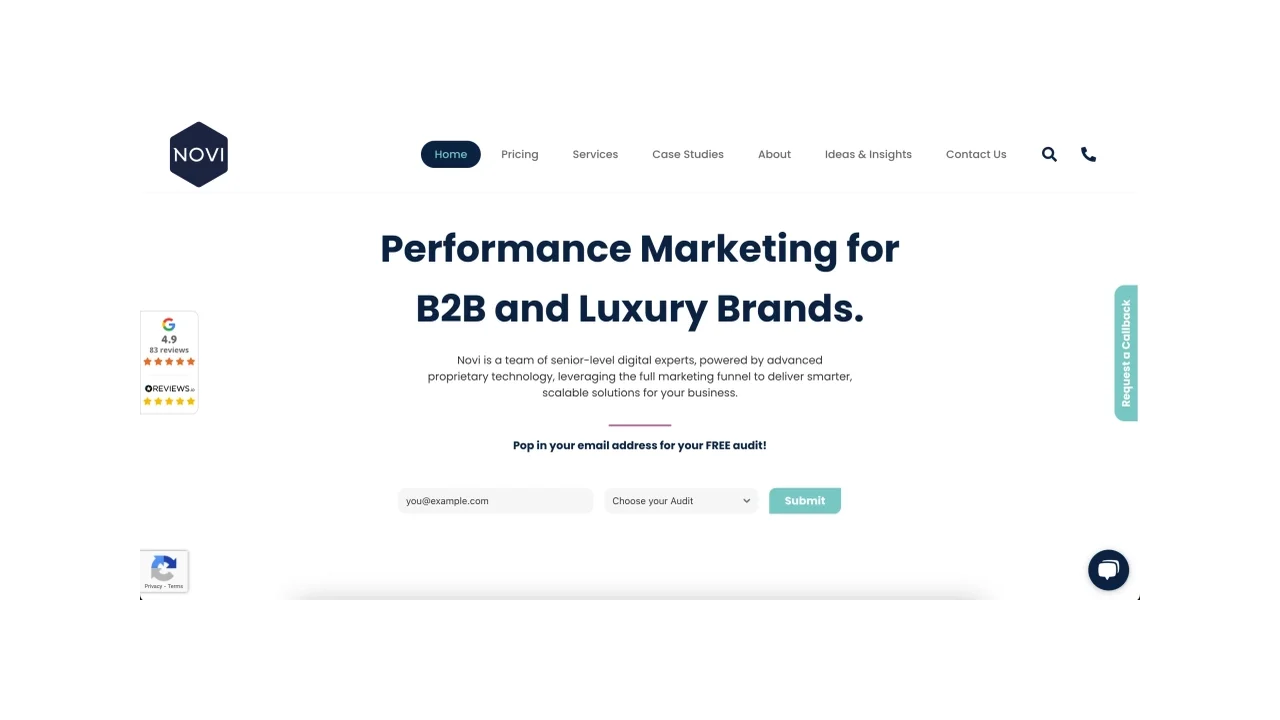 NOVI Top Google Ads Agencies for B2B Brands