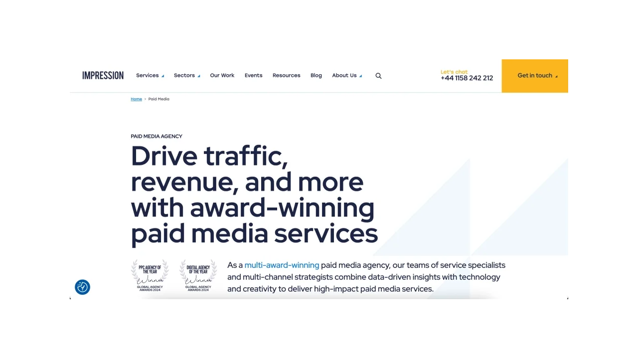 Impression Top Paid Media Agencies