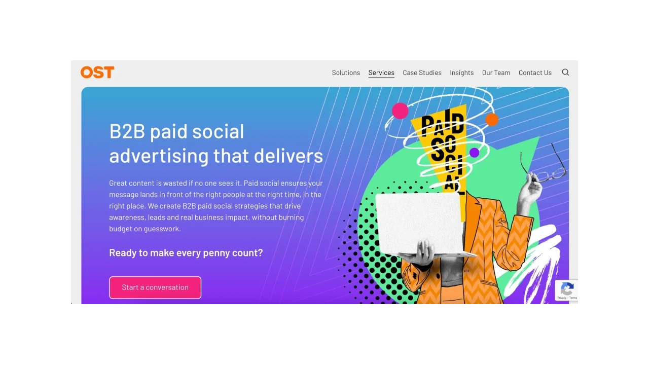 Ost Top Paid Social Agencies for B2B Brands