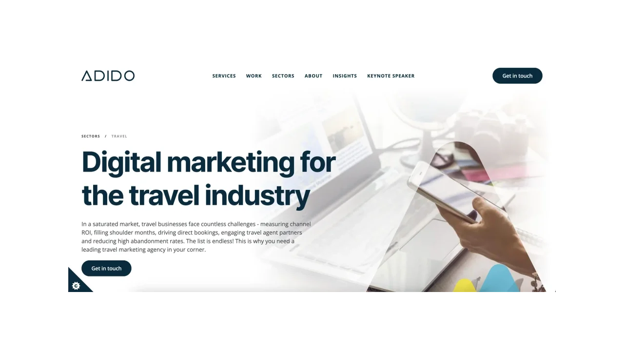 Adido Top Website Development Agencies for Travel & Tourism in the UK