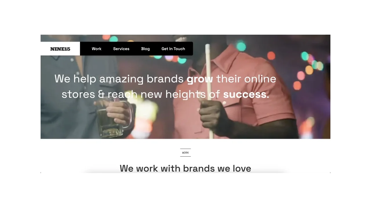 Nine15 Top Shopify Website Development Agencies