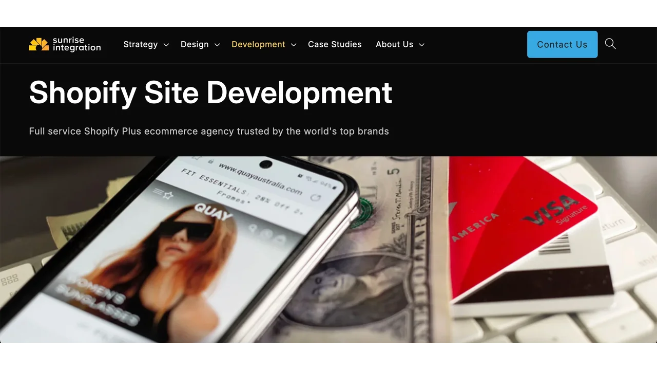 Sunrise Integration Top Shopify App Development Agencies