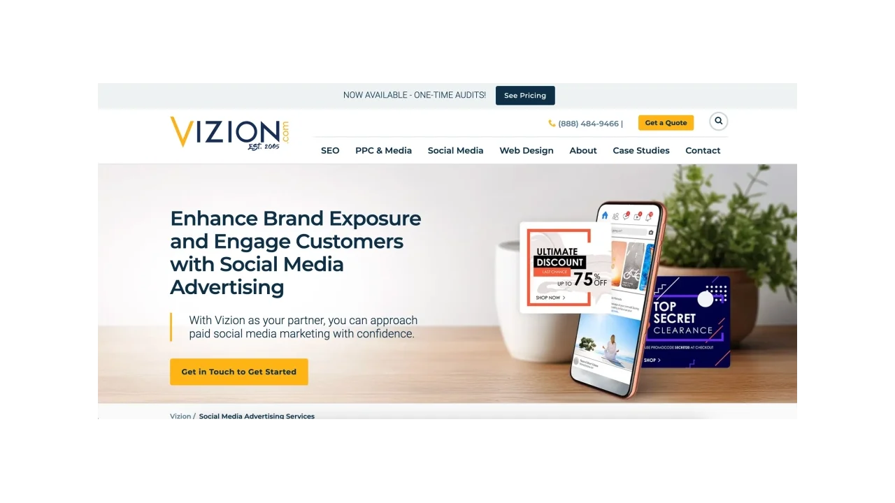 Vizion Top Paid Social Agencies