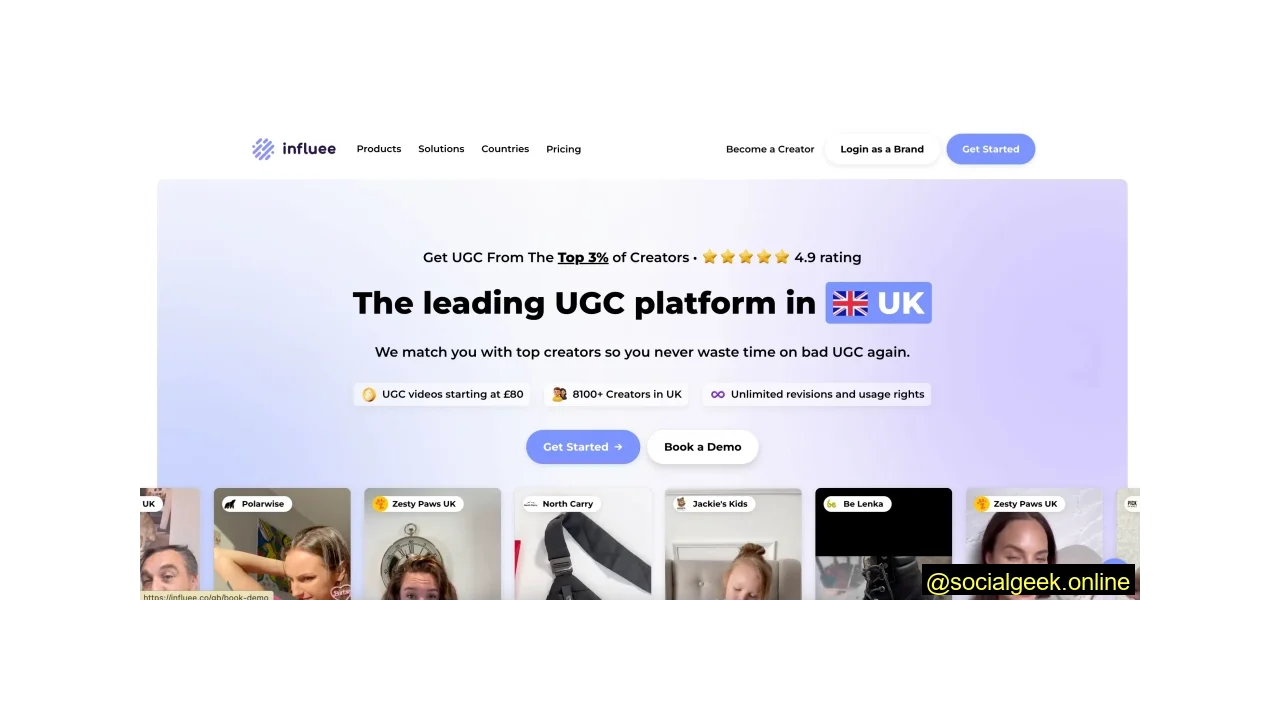 Influee - Top UGC Agencies in the US