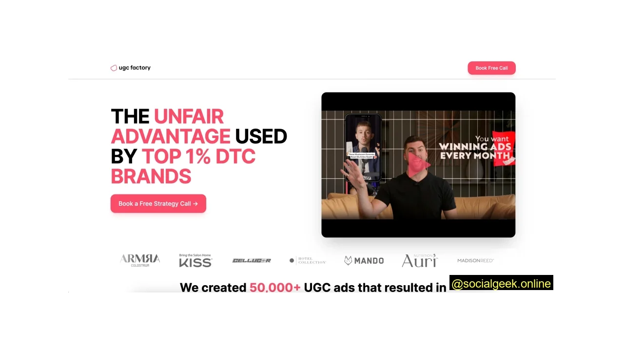 UGC Factory - Top UGC Agencies in the US