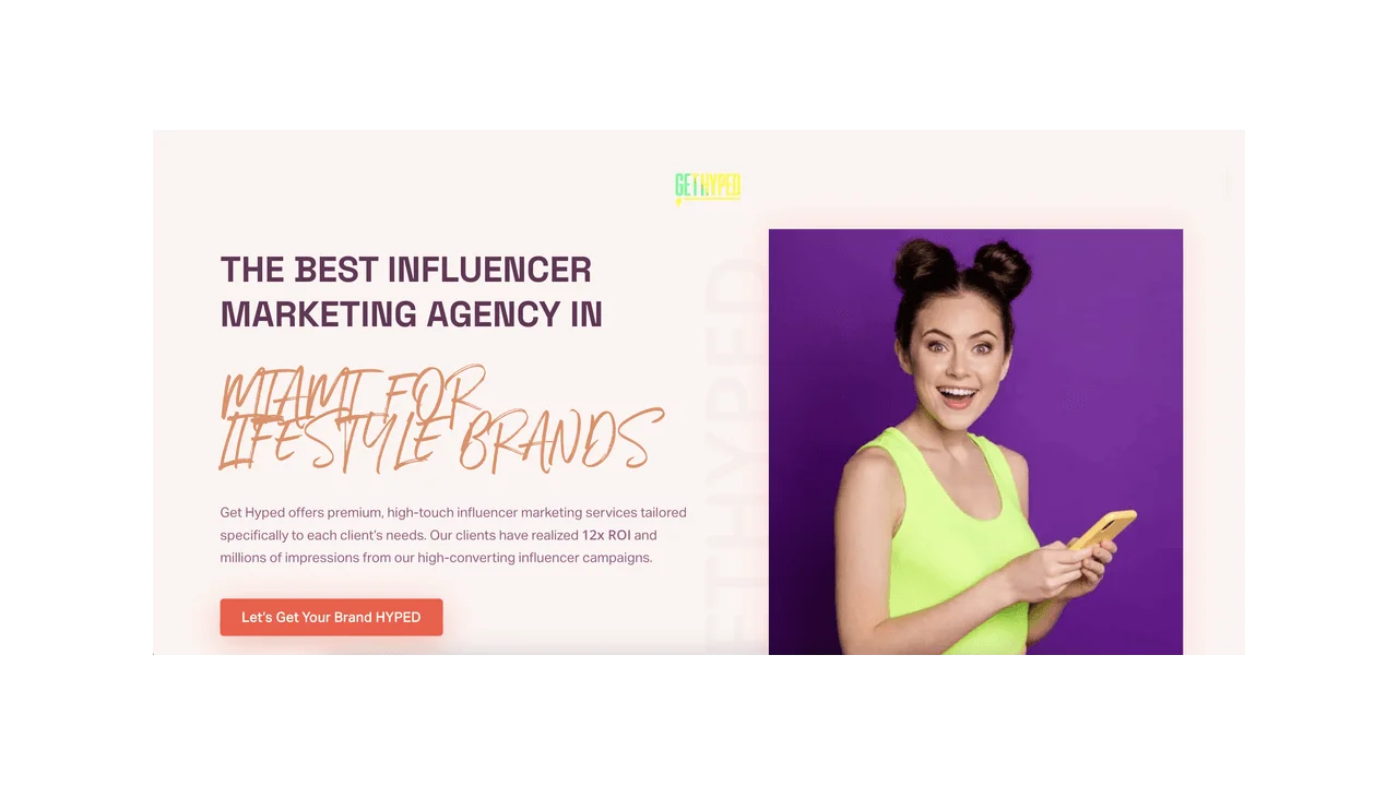 Get Hyped Media - Top TikTok Agencies in Miami