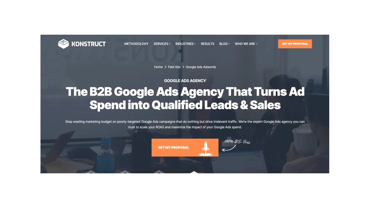 Konstruct Google Ads Agencies for B2B Brands