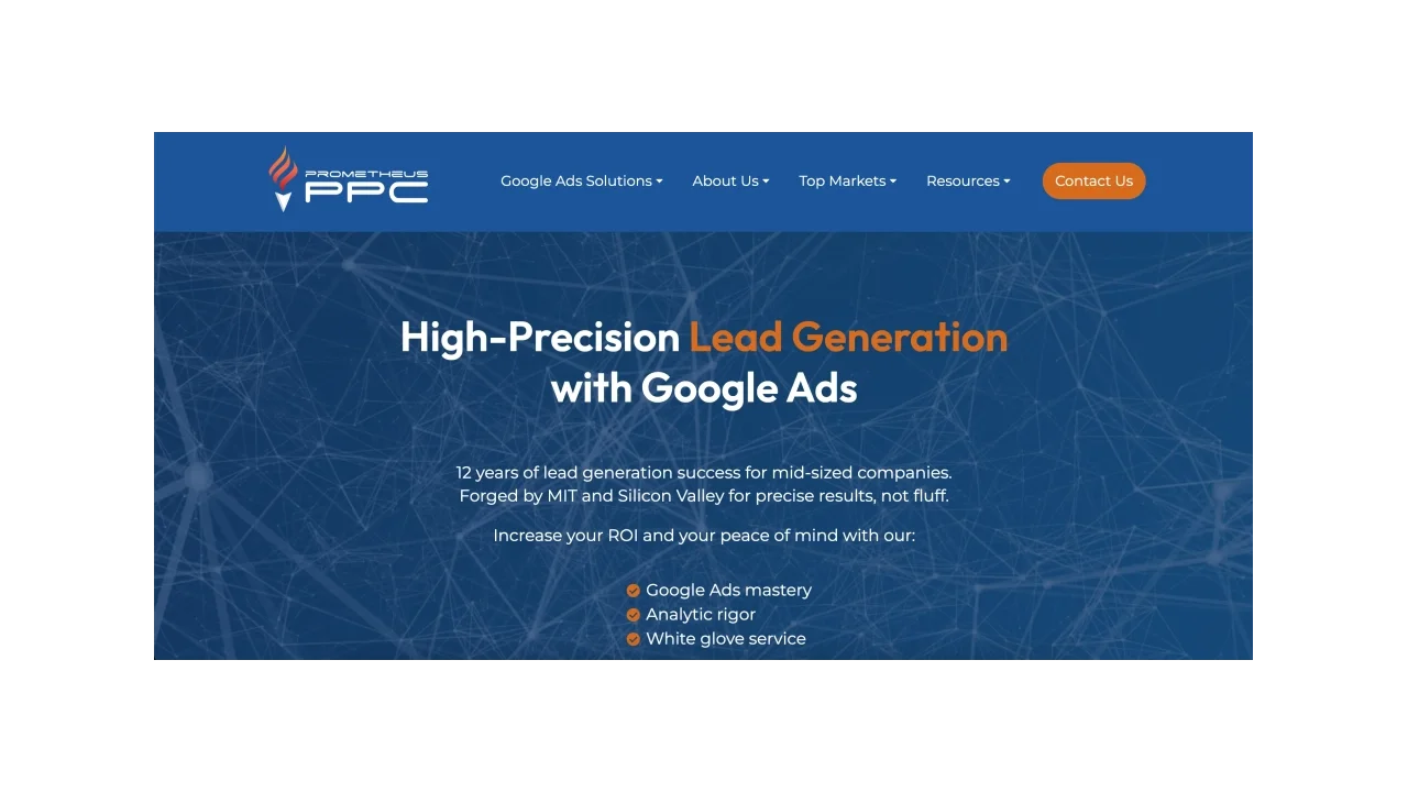 Prometheus Google Ads for SaaS & Technology Brands
