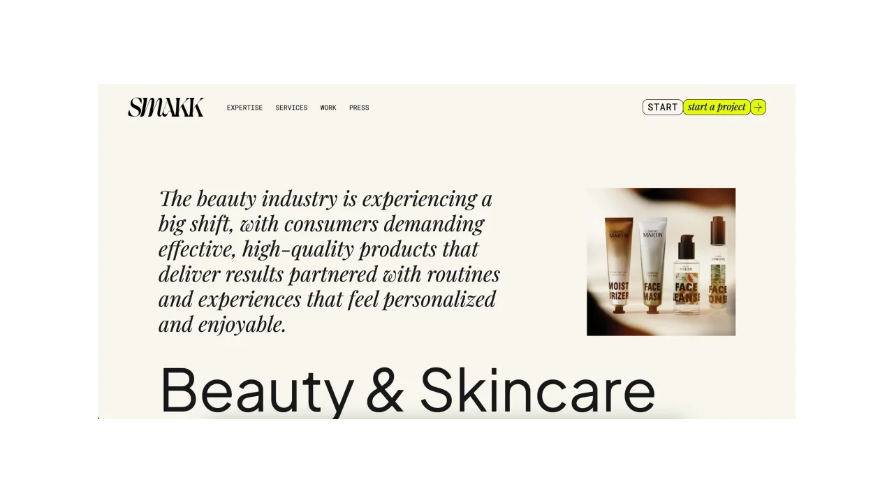 SMAKK Studios Top Beauty Creative Agencies