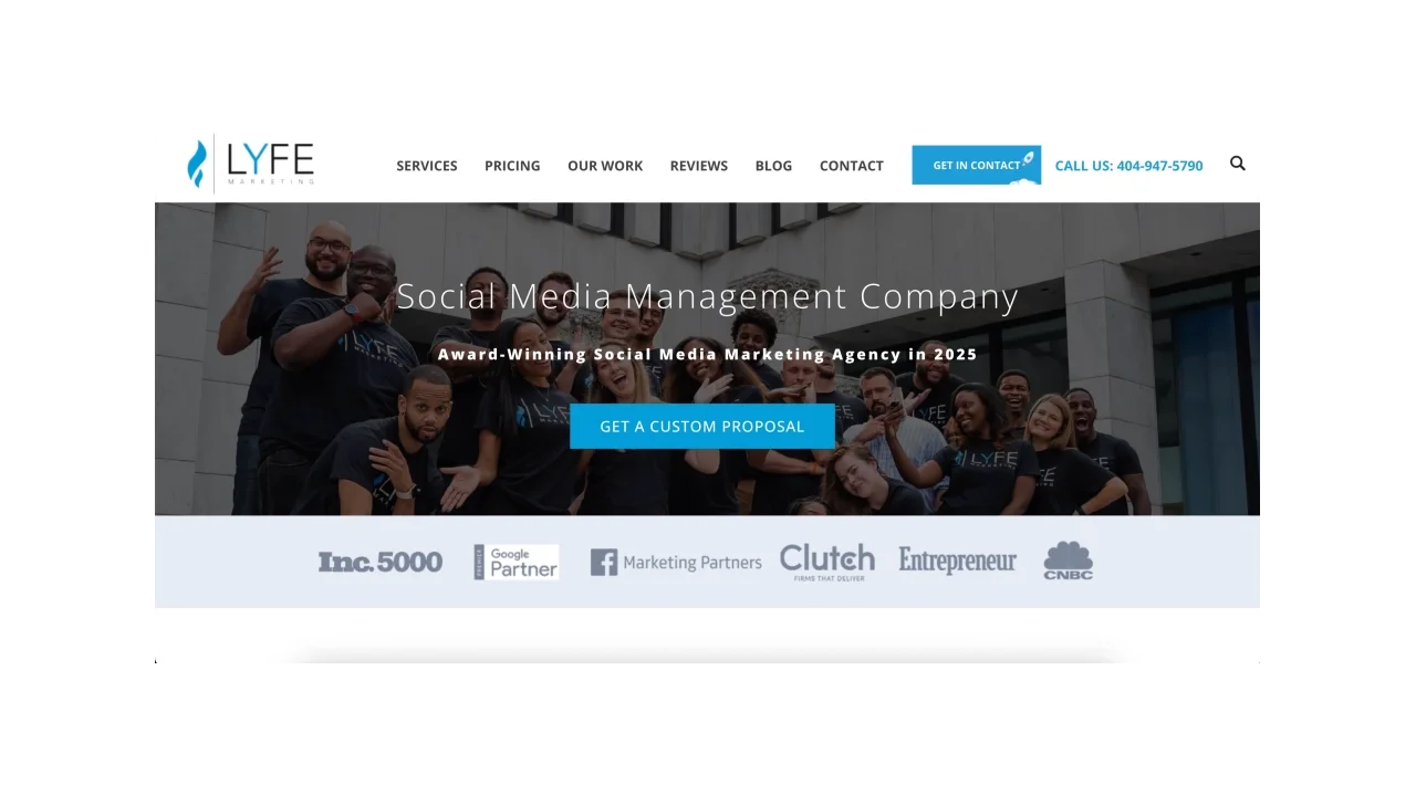 LYFE Marketing Top Facebook Ads Agency for Small Businesses