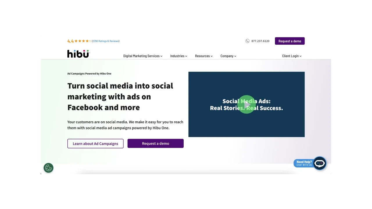 Hibu Top Facebook Ads Agency for Small Businesses