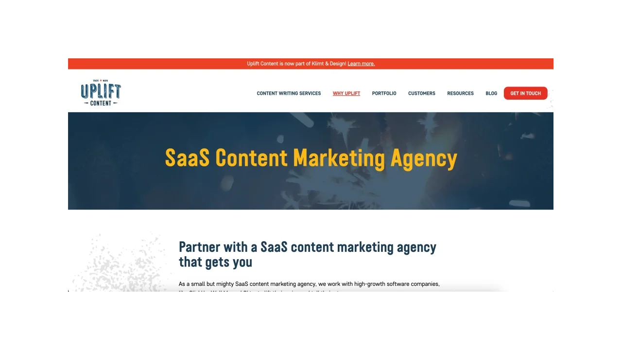 Uplift Content Top SaaS & B2B Content Marketing Agencies